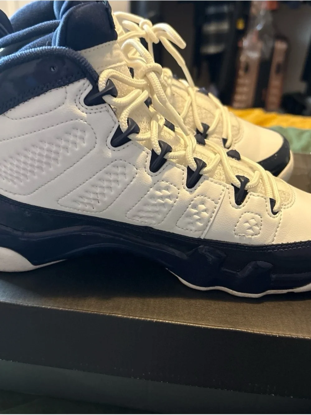 Jordan Kids Basketball Sneakers - Navy & White